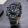 SMAEL 6012 Fashion Brand Watch Men Leather Sport